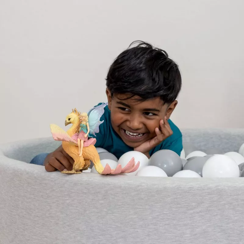 Schleich BAYALA Feniksas, 5 m., Vienaragis / Pegasas, Vienaragiai ir Fėjos, Geltona, Plastikas