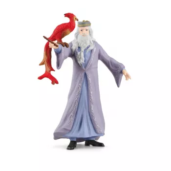 schleich Albus Dumbledore & Fawkes – Haris Poteris, 6 m., Įvairiaspalvis, Plastikas
