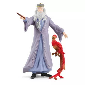 schleich Albus Dumbledore & Fawkes – Haris Poteris, 6 m., Įvairiaspalvis, Plastikas