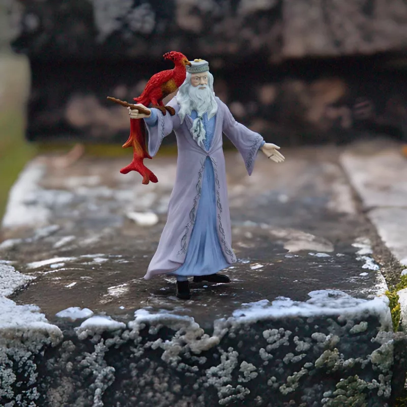 schleich Albus Dumbledore & Fawkes – Haris Poteris, 6 m., Įvairiaspalvis, Plastikas