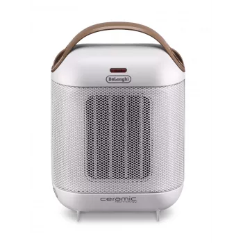 De’Longhi Capsule HFX30C18.IW elektrinis ventiliatorinis šildytuvas, 1800 W, ruda/balta