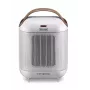 De’Longhi Capsule HFX30C18.IW elektrinis ventiliatorinis šildytuvas, 1800 W, ruda/balta
