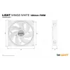 be quiet! Light Wings White 120mm PWM Triple Pack – 3 vėdinimo ventiliatoriai, 12 cm, balti