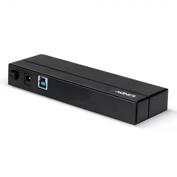 Lindy 7 portų USB 3.0 šakotuvas su įkrovimo funkcija, juodas