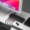 Lindy 7 portų USB 3.0 šakotuvas su įkrovimo funkcija, juodas