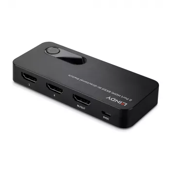 Lindy 2 prievadų HDMI 8K60 dvikryptis jungiklis