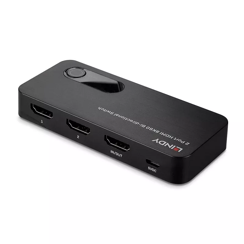 Lindy 2 prievadų HDMI 8K60 dvikryptis jungiklis