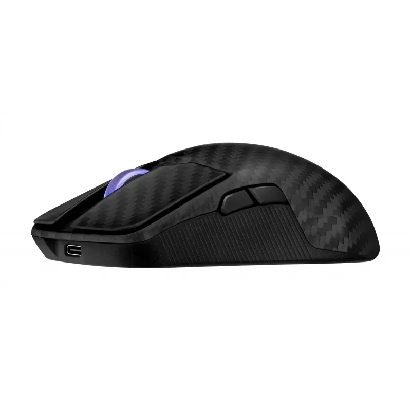 Pelė ASUS ROG Harpe Ace Extreme, dešinei rankai, RF belaidė + Bluetooth + USB Type-A, optinė, 42000 DPI