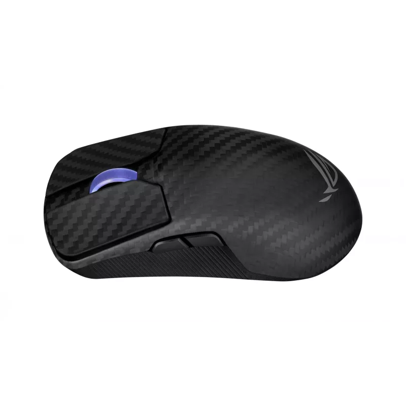 Pelė ASUS ROG Harpe Ace Extreme, dešinei rankai, RF belaidė + Bluetooth + USB Type-A, optinė, 42000 DPI