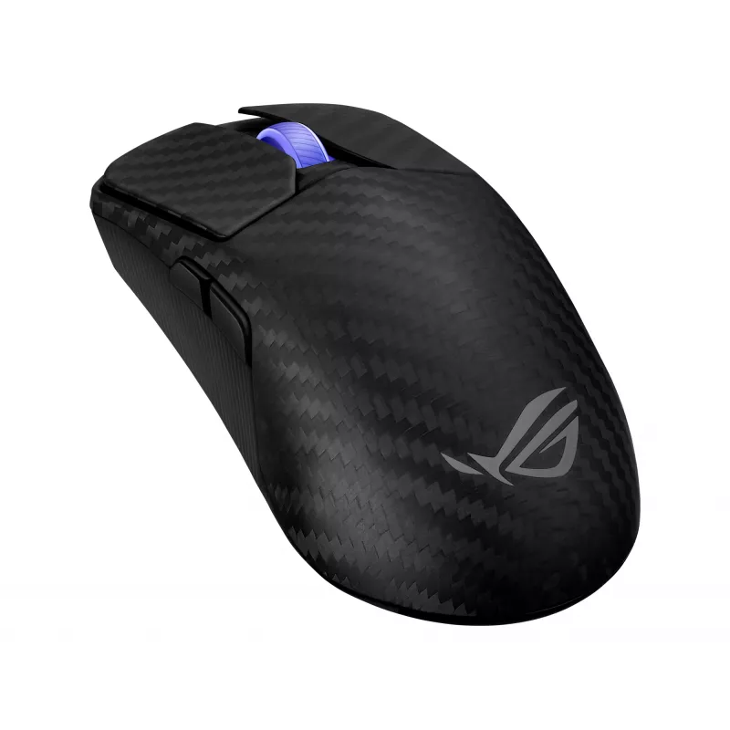 Pelė ASUS ROG Harpe Ace Extreme, dešinei rankai, RF belaidė + Bluetooth + USB Type-A, optinė, 42000 DPI