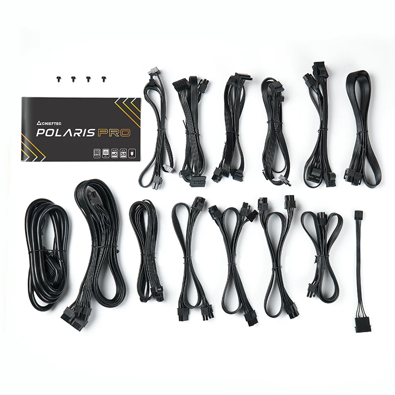 Maitinimo blokas Chieftec Polaris PRO 1300W 20+4 pin ATX ATX juodas