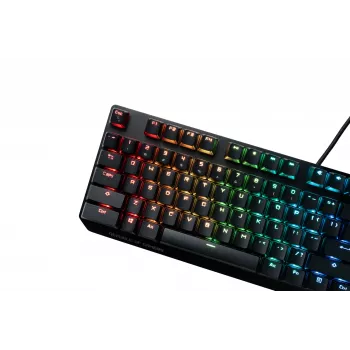 ASUS ROG PBT klavišų dangtelių rinkinys (AC03) – juodi PBT klavišai