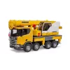 BRUDER SCANIA Super 560R Liebherr sunkvežimis su kranu