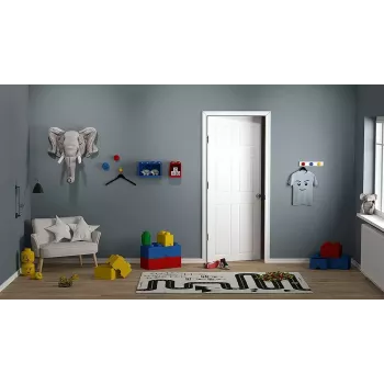 Sieninė lentyna Room Copenhagen LEGO Brick Shelf 8+4 Raudona, 2 lentynos
