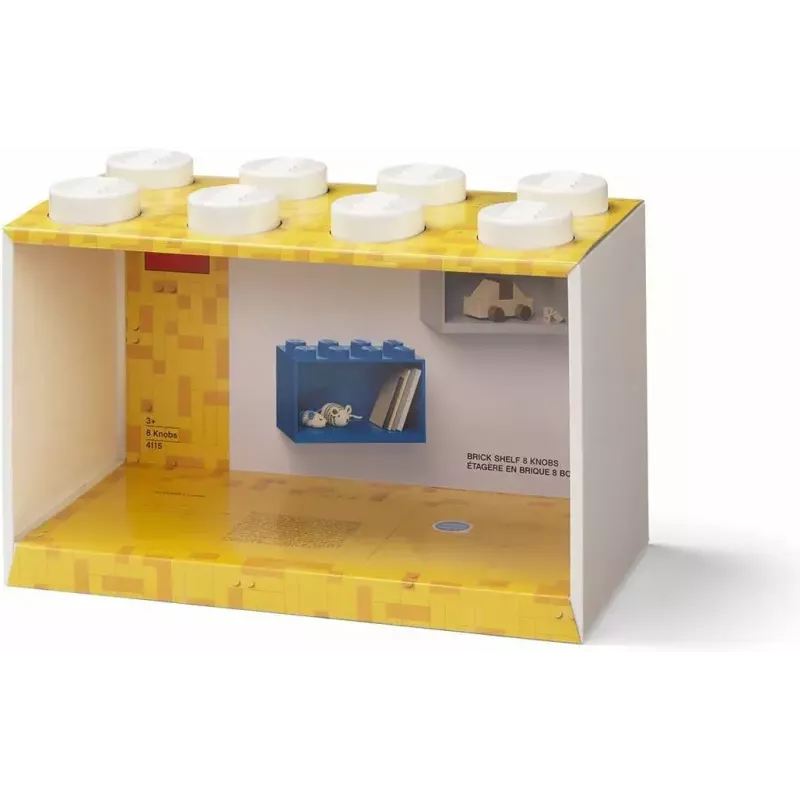 Lentyna sieninė Room Copenhagen LEGO Brick 8 White
