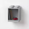 Lentyna Room Copenhagen LEGO Brick 4 lentynų šviesiai pilka