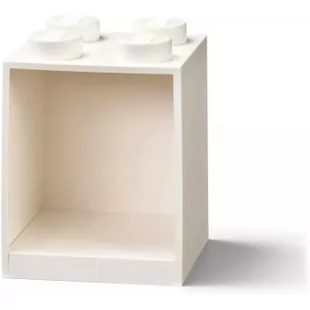 Lentyna Room Copenhagen LEGO Brick 4 Shelf White 41141735 – sieninė LEGO suderinama lentyna