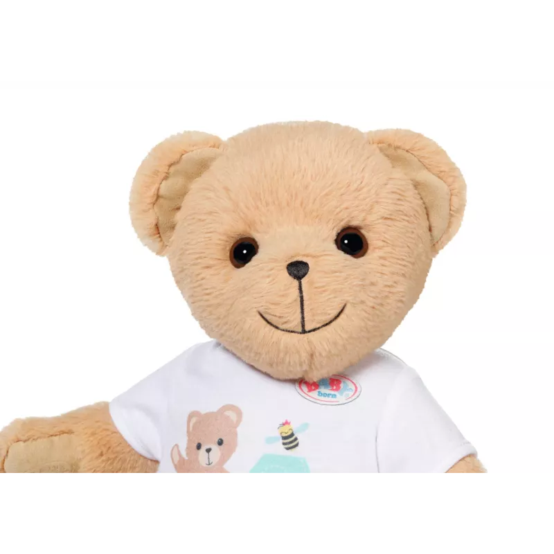 Žaislinis meškiukas BABY born Bear baltas 0–12 metų