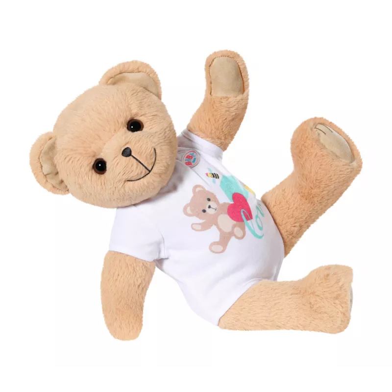Žaislinis meškiukas BABY born Bear baltas 0–12 metų