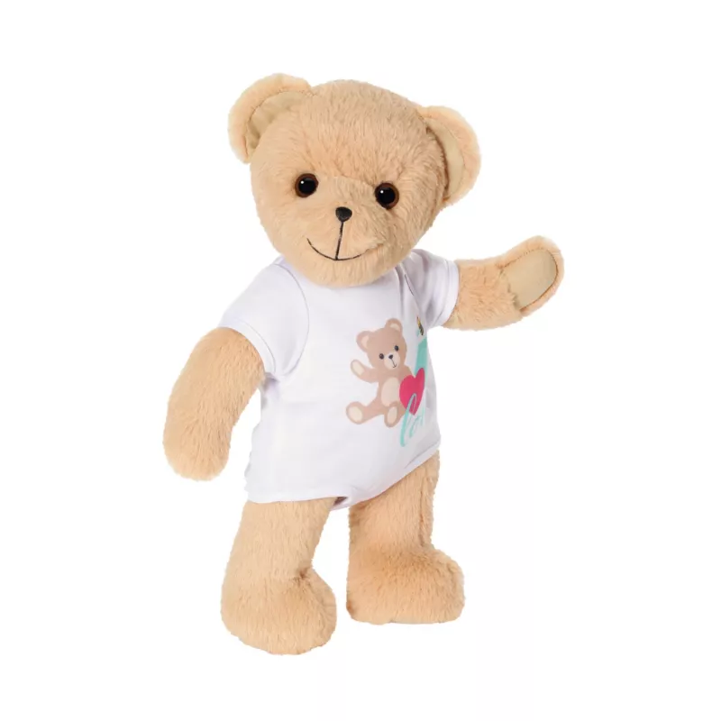 Žaislinis meškiukas BABY born Bear baltas 0–12 metų