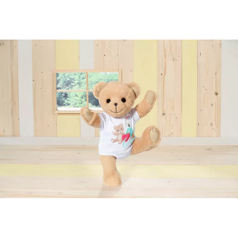 Žaislinis meškiukas BABY born Bear baltas 0–12 metų