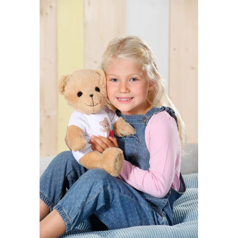 Žaislinis meškiukas BABY born Bear baltas 0–12 metų