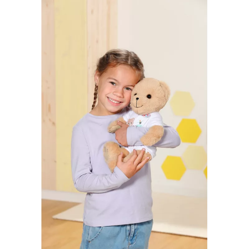 Žaislinis meškiukas BABY born Bear baltas 0–12 metų