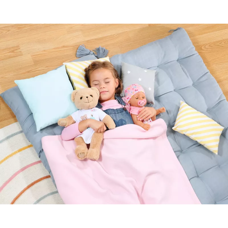 Žaislinis meškiukas BABY born Bear baltas 0–12 metų