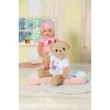 Žaislinis meškiukas BABY born Bear baltas 0–12 metų