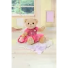 Žaislinis meškiukas BABY born Bear baltas 0–12 metų