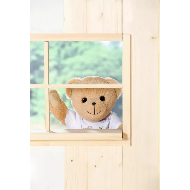 Žaislinis meškiukas BABY born Bear baltas 0–12 metų