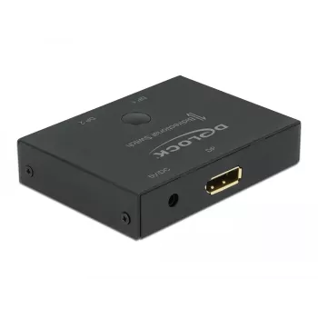 DELOCK DisplayPort 2 į 1 jungiklis - dvipusis 8K 30Hz