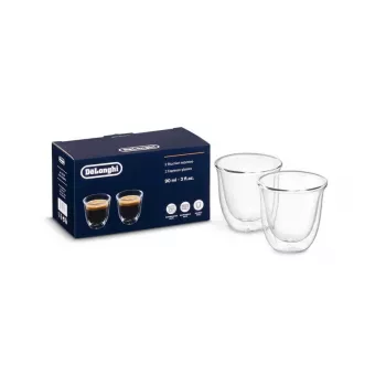 Kavos stiklinė De’Longhi 5513214591 permatoma 2 vnt.