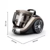 Rowenta Compact Power XXL RO4B50 2.5 L Cilindrinis dulkių siurblys sausam valymui 900 W be maišelio