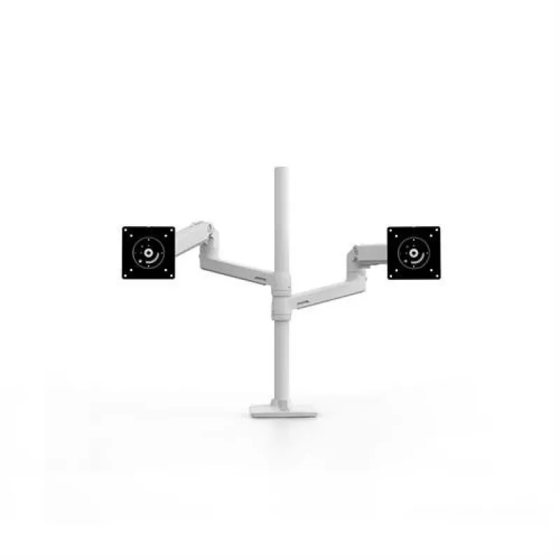 ERGOTRON LX Dual Stacking Arm, Tall Pole (balta)