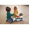 Vaikų važinėjimosi žaislas BIG Baby VW T1 mėlynas modelis 800055321