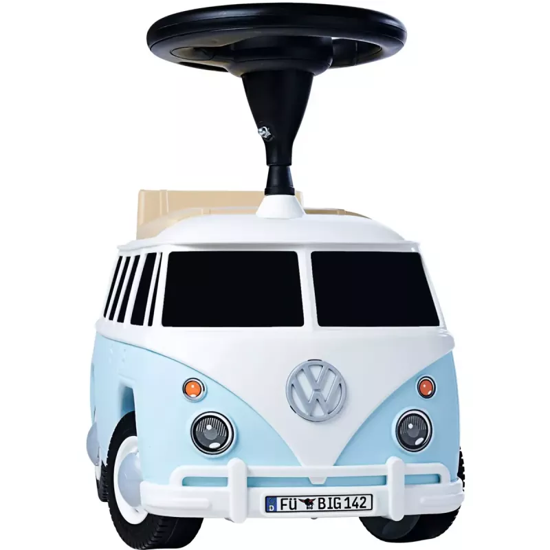 Vaikų važinėjimosi žaislas BIG Baby VW T1 mėlynas modelis 800055321