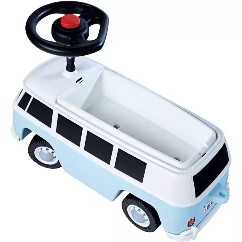 Vaikų važinėjimosi žaislas BIG Baby VW T1 mėlynas modelis 800055321
