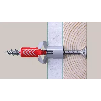 Fischer 670501 varžtas medienai — plieninis 100 mm, 6 mm skersmens, 60 mm sriegis, 25 vnt.