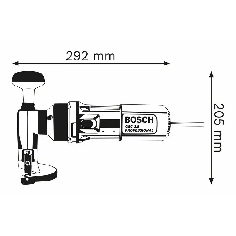 Bosch 0 601 506 103 žirklinės žirklės 2400 spm 500 W