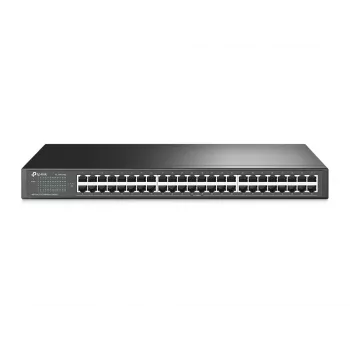 TP-Link TL-SF1048 48 prievadų 10/100Mbps tinklo jungiklis, nestandartinis, Fast Ethernet, montuojamas į stelažą, 1U