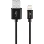 Goobay Lightning USB įkrovimo ir sinchronizavimo laidas 1 m, juodas