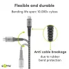 USB laidas Wentronic 49282 USB 2.0 1 m Micro-USB B USB A juodas pilkas