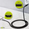 USB laidas Wentronic 49282 USB 2.0 1 m Micro-USB B USB A juodas pilkas