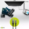 USB laidas Wentronic 49282 USB 2.0 1 m Micro-USB B USB A juodas pilkas