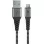 USB laidas Wentronic 49282 USB 2.0 1 m Micro-USB B USB A juodas pilkas