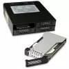 ICY DOCK ToughArmor MB994SP-4SB-1 4 vietų 2,5" SATA jungčių plokštė vidiniam 5,25" skyriui, be dėklų, aliuminio, 40 mm ventiliatorius, SATA 6 Gbit/s, juoda