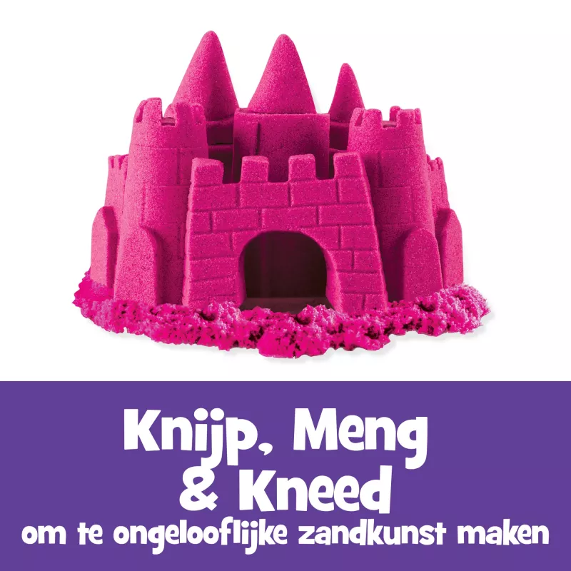 Spin Master Kinetic Sand Pink 2 lb – rožinis sensorinis smėlis vaikams