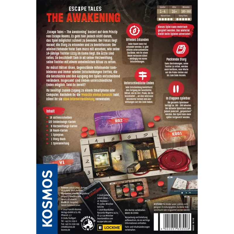 Kosmos Escape Tales: The Awakening stalo žaidimas