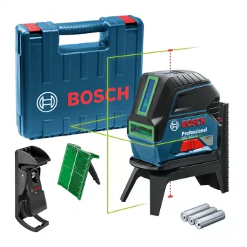 Bosch GCL 2-15 G linijinis/taškinis nivelyras 10 m 500-540 nm (< 10 mW)